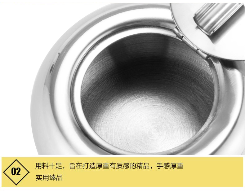 High Quality Stainless Steel Cigarette Ashtray